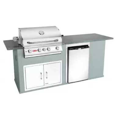 Bull BBQ Austin Q - Angled and Closed