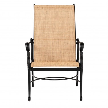 Woodard Avondale Sling Dining Arm Chair - Front