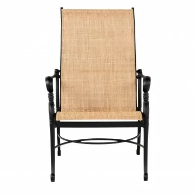 Woodard Avondale Sling Dining Arm Chair - Front