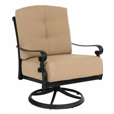 Woodard Avondale Swivel Rocking Lounge Chair - Angled
