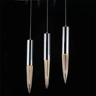 Bromi Talon 3 Light Pendant in Chrome