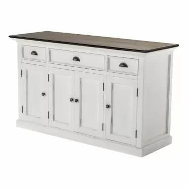 Nova Solo Halifax Buffet with 4 Doors 3 Drawers - Angled