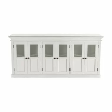Nova Solo Halifax Buffet with 6 Glass Doors - Front Angle