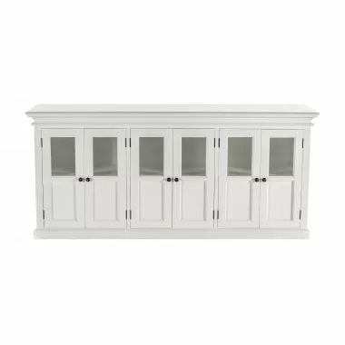 Nova Solo Halifax Buffet with 6 Glass Doors - Front Angle
