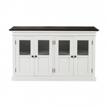 Nova Solo Halifax Contrast Buffet, with 4 Glass Doors - Front Angle