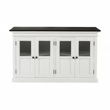 Nova Solo Halifax Contrast Buffet, with 4 Glass Doors - Front Angle