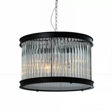 Bromi Sussex Glass and Metal 1 Light Pendant
