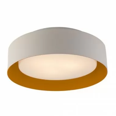 Bromi Lynch White & Orange Flush Mount Ceiling Light