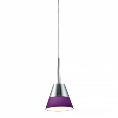 Bromi Ivy Purple & Chrome Lighting Pendant