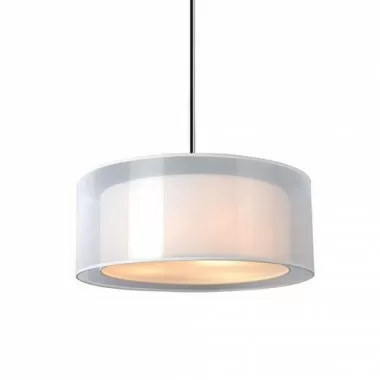 Bromi Phoenix 15 Inch White Pendant