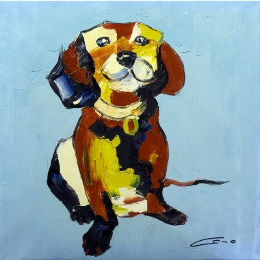 Happy Dog Wall Art