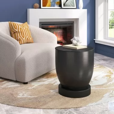 Baku Side Table Black - Lifestyle