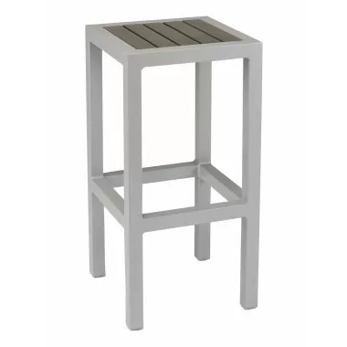 Aluminum Barstool - BAL-5602-BB - Gray