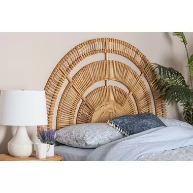 bali & pari Luna Natural Rattan Headboard - lifestyle