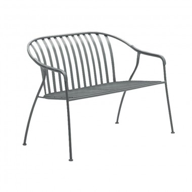 Woodard Valencia Barrel Love Seat - Stackable