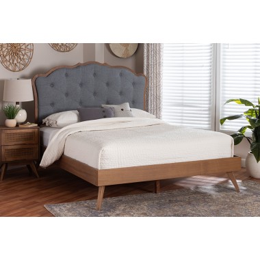 Baxton Studio Aithan Platform Bed - Lifestyle