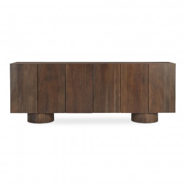 Moe’s Home Collection Hadley Sideboard in Warm Brown - Front