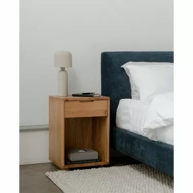 Moe's Home Collection Osamu Oak Nightstand - Lifestyle