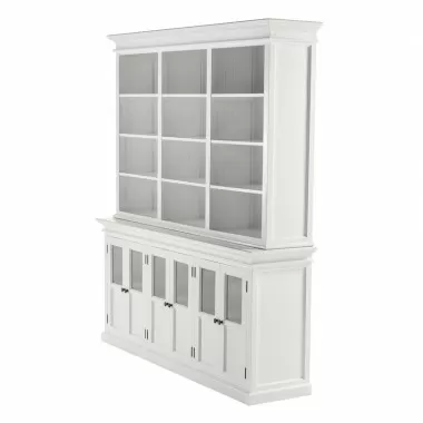 Nova Solo Halifax Hutch Unit with 6 Glass Doors 3