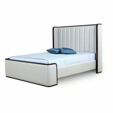 Manhattan Comfort Kingdom Cream Full Bed / Queen