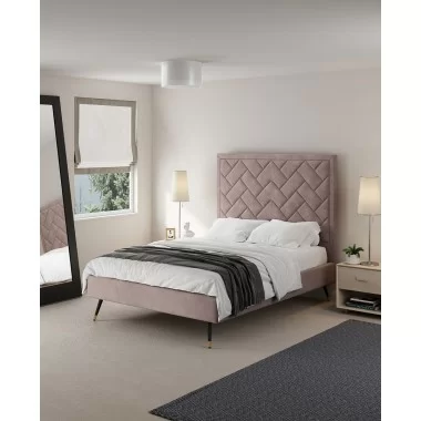 Manhattan Comfort Crosby Modern Full Size- Blush