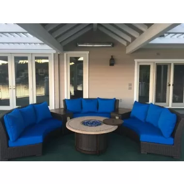 Bermuda 6-Piece Circular Sofa Set 
