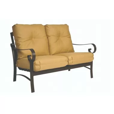 Woodard Belden Cushion Loveseat - Angled