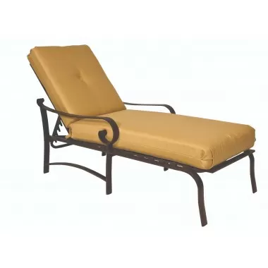 Woodard Belden Adjustable Chaise Lounge - Angled