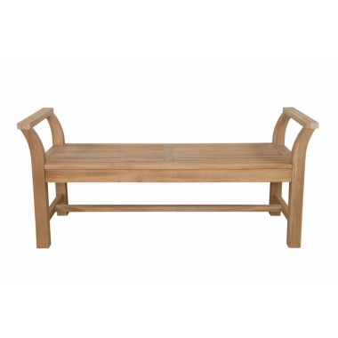 Anderson Teak Sakura Backless Bench - Front View