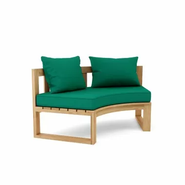 Anderson Teak Circular Modular Deep Seating - Forest Green