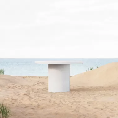 Azzurro Living Cabo 48 Round Dining Table - Table Only Lifestyle