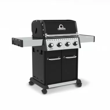 Broil King Baron 420 Pro Grill - NG/LP - Close and Angled