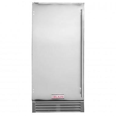 Blaze Grills 50 Lb. 15-Inch Outdoor Ice Maker with Gravity Drain - Front