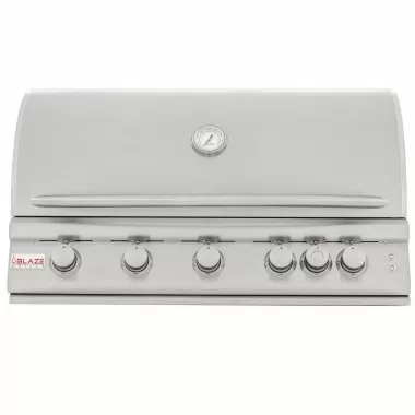 Blaze Grills 40-Inch 5-Burner LTE Gas Grill - Front and Closed