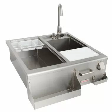 Blaze Grills Beverage Center - Angled View