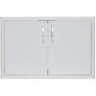 Blaze Grills 32-Inch Double Access Door with Paper Towel Holder - Front