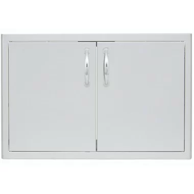 Blaze Grills 32-Inch Double Access Door with Paper Towel Holder - Front