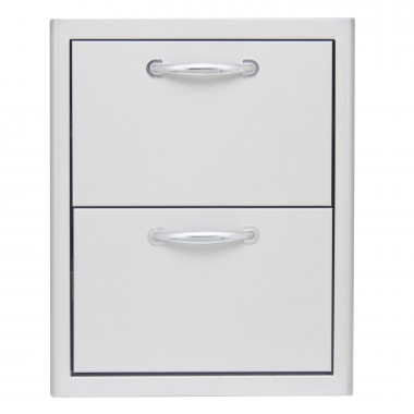 Blaze Grills 16-Inch Double Access Drawer - Front