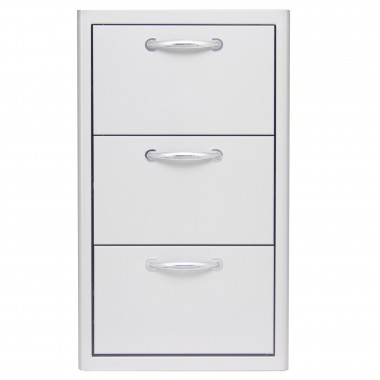 Blaze Grills 16-Inch Triple Access Drawer - Front