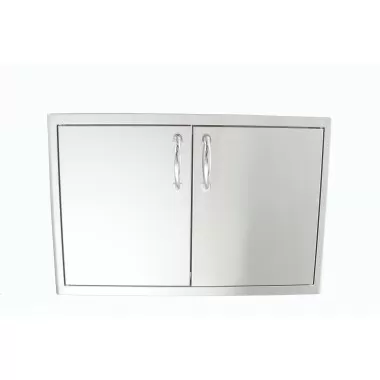 Blaze Grills Stainless Steel Enclosed Dry Storage Cabinet with Shelf - Front