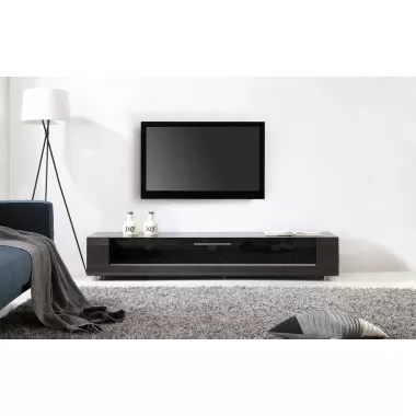 Editor Remix TV Stand - Ebony Veneer
