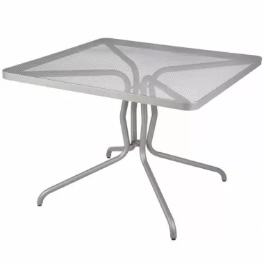 Nexus Dining Height Table In Titanium Silver