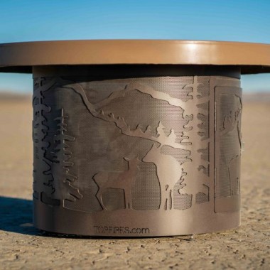 The Outdoor Plus 46" Round Outback Fire Pit  outdoor