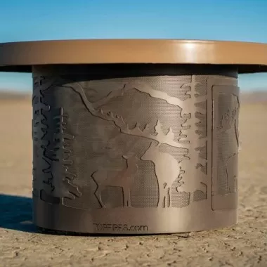 The Outdoor Plus 46" Round Outback Fire Pit  outdoor