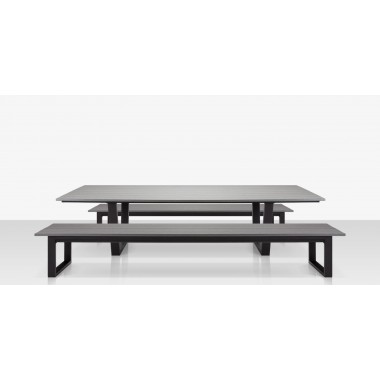 Source Furniture Bosca Aluminum Bench 