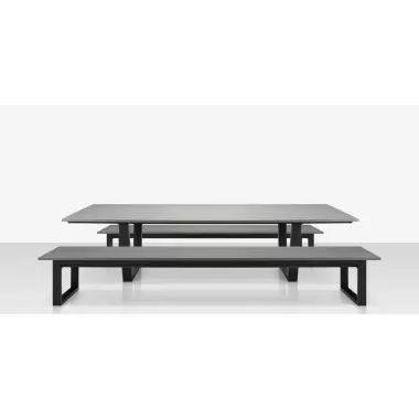 Source Furniture Bosca Aluminum Bench 