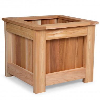 All Things Cedar 2-ft Box Planter - Angled