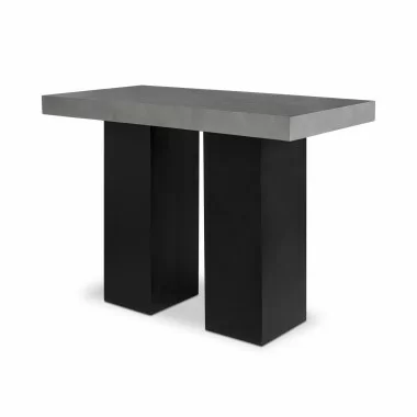 Moe's Home Collection Lithic Outdoor Bar Table - Front Side Angle