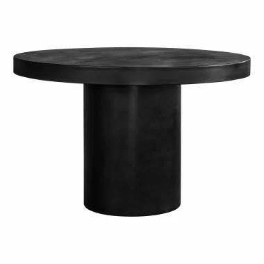 Moe's Home Collection Cassius Outdoor Dining Table - Black - Front Angle