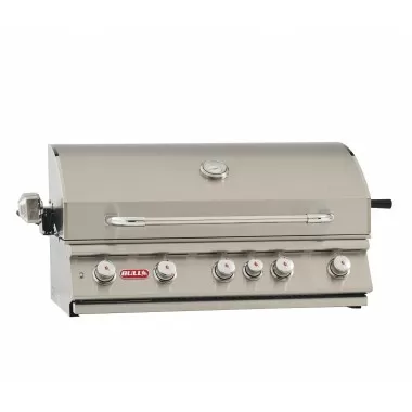 Bull BBQ 38" Brahma Drop In Grill w/light LP/NG - 5 Burner - Angled and Closed
